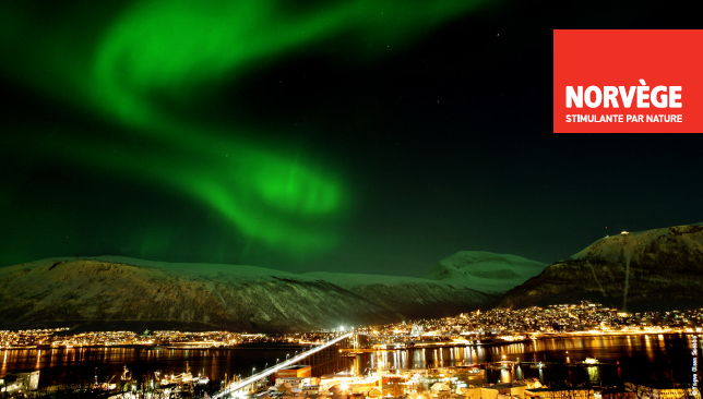 La Norvège communiqué en France en jouant sur la thématique des aurores boréales - DR: Visit Norway