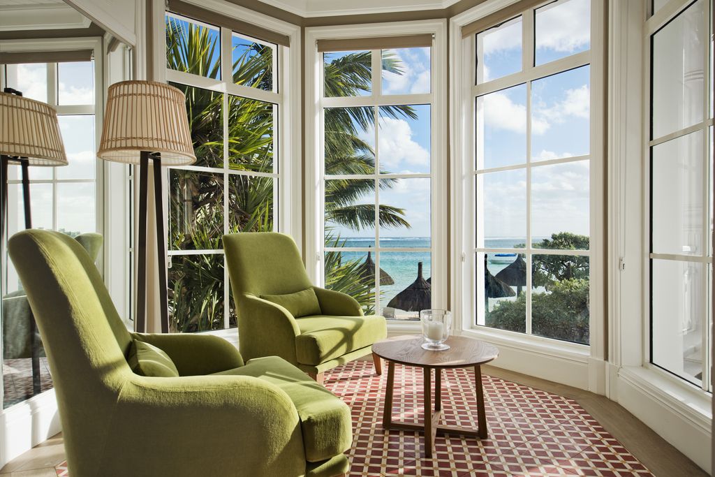 L'espace salon d'une suite Junior  du Heritage Le Telfair Golf & Wellness Resort(©Rogers Hospitality/AM) L'espace salon d'une suite Junior  du Heritage Le Telfair Golf & Wellness Resort(©Rogers Hospitality/AM)