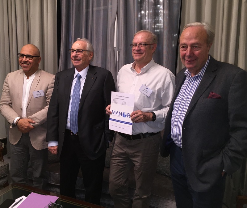 Le conseil d'administration de Manor lors des Journées des dirigeants à Madrid. - Photo JdL