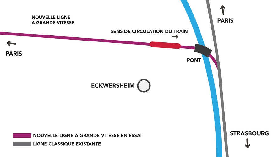 Infographie des lieux de l'accident - DR : SNCF
