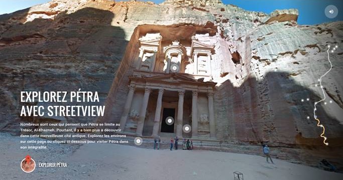 La Jordanie met 30 sites historiques et culturels sur Google StreetView