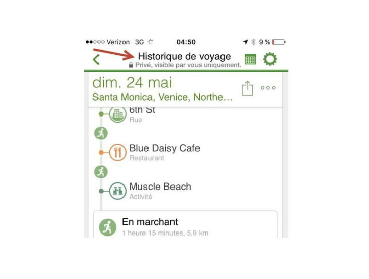 La nouvelle fonction "Historique de voyage" de TripAdvisor