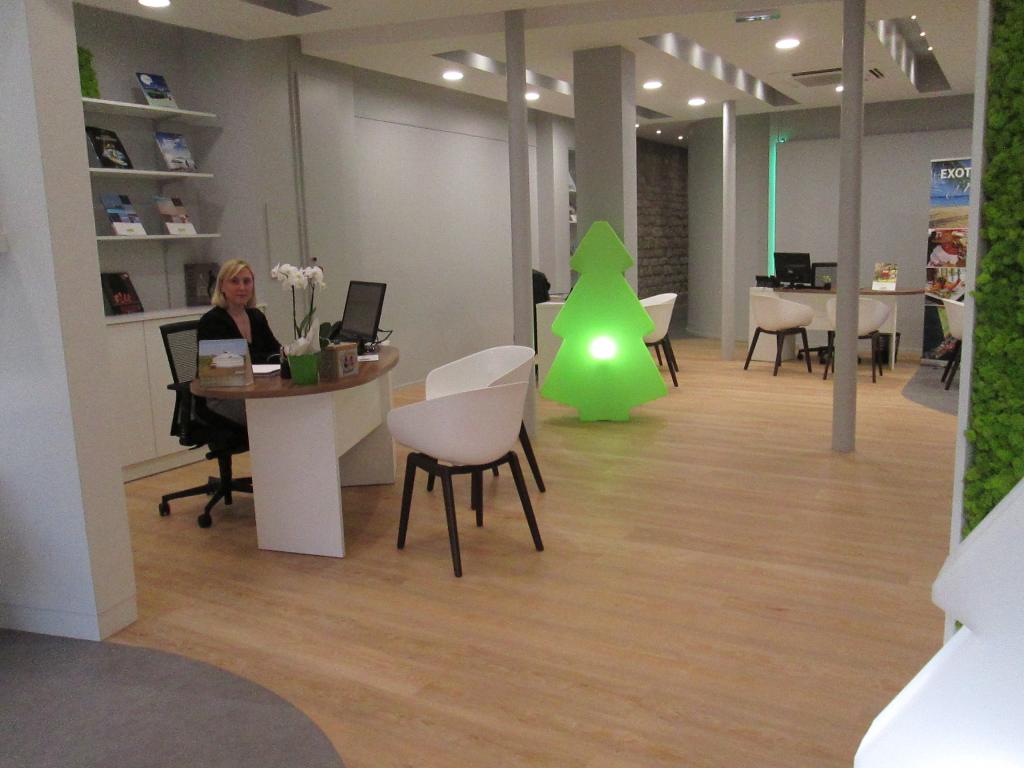 L'intérieur de l'agence Verdié de Paris- Photo DR