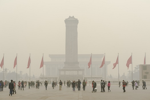 Le niveau de pollution conduit la municipalité de Pékin à y décréter l'alerte rouge - Photo : axz65-Fotolia.com