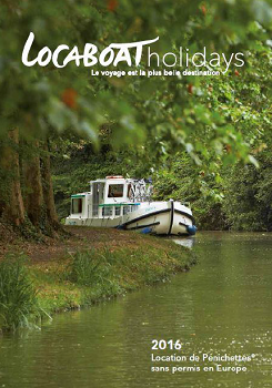 Locaboat sort sa nouvelle brochure pour 2016 - DR : Locaboat Locaboat sort sa nouvelle brochure pour 2016 - DR : Locaboat