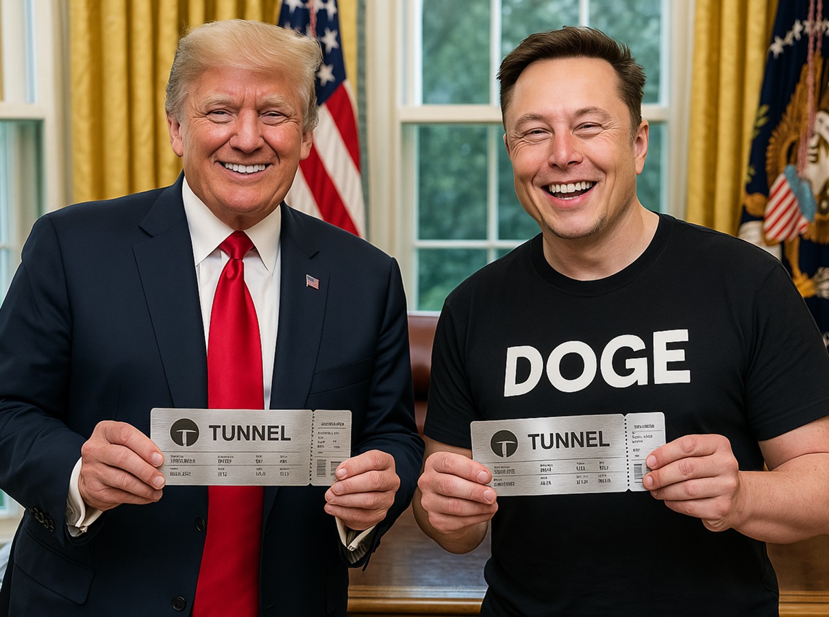 Donald Trump a signé le décret annonçant la construction du Tunnel Transatlantique - Depositphotos @Tennessee