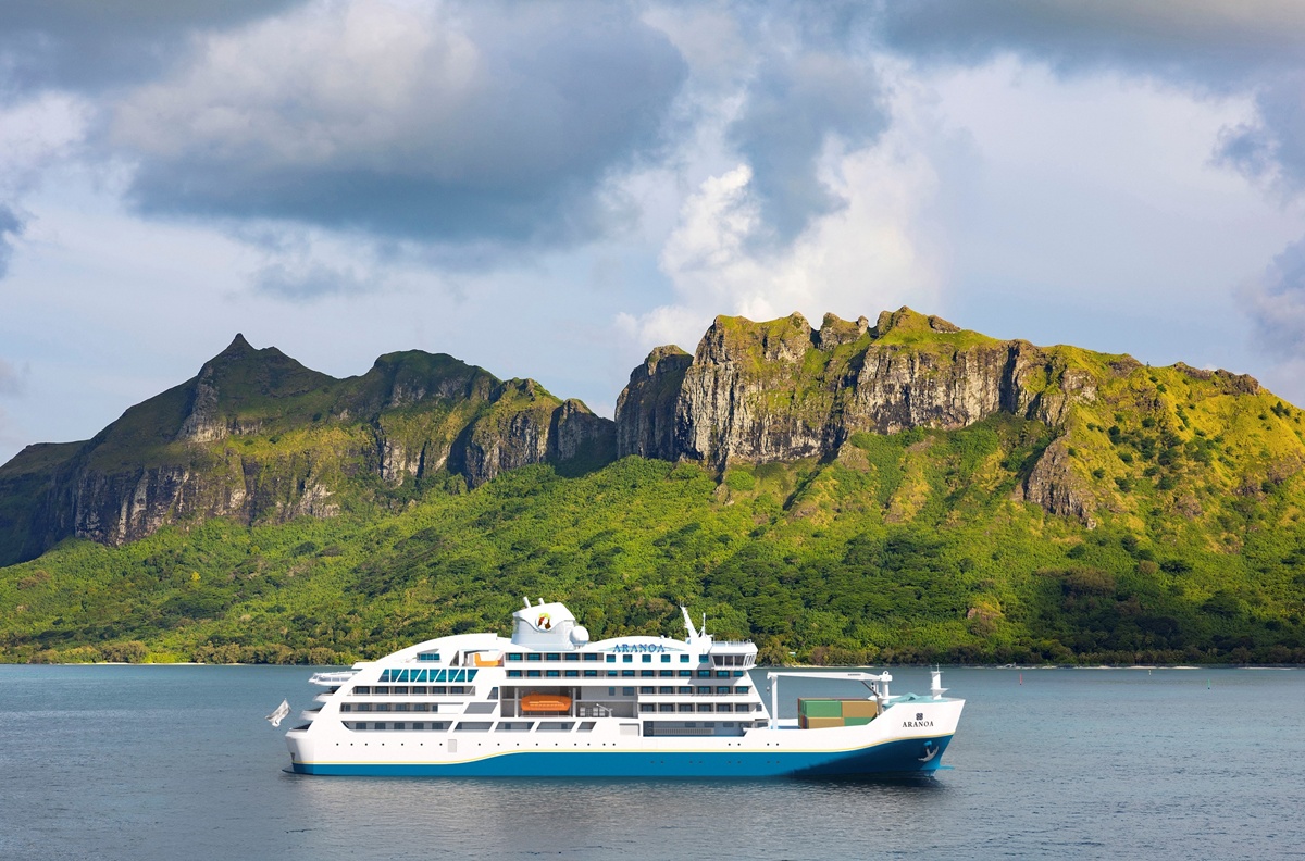 L'Aranoa est attendu en 2027 pour desservir les îles Australes - Crédit photo : Aranui Cruises