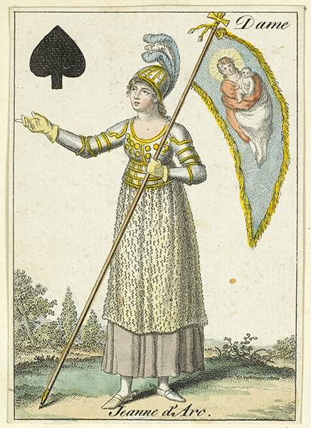 card from a deck (collection of Rouen’s Municipal library)