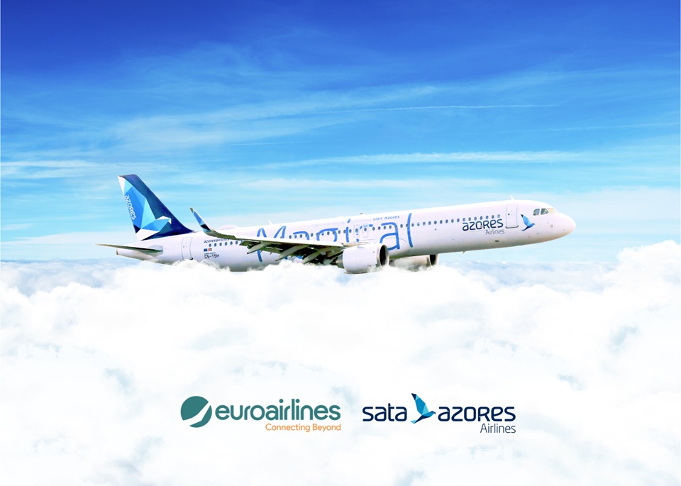 Euroairlines signe un accord d’interligne avec Azores Airlines pour la distribution mondiale de ses routes -