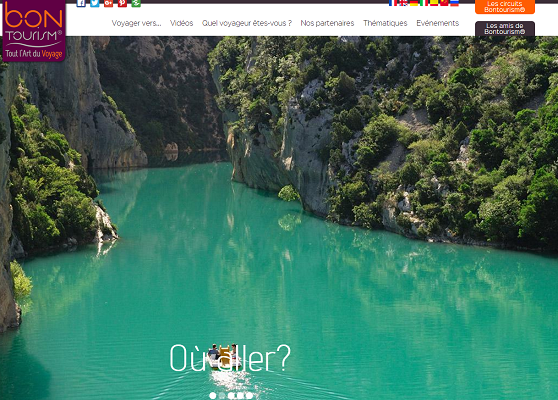 Bontourism.com est un portail touristique en ligne lancé en mars 2015 - Capture d'écran