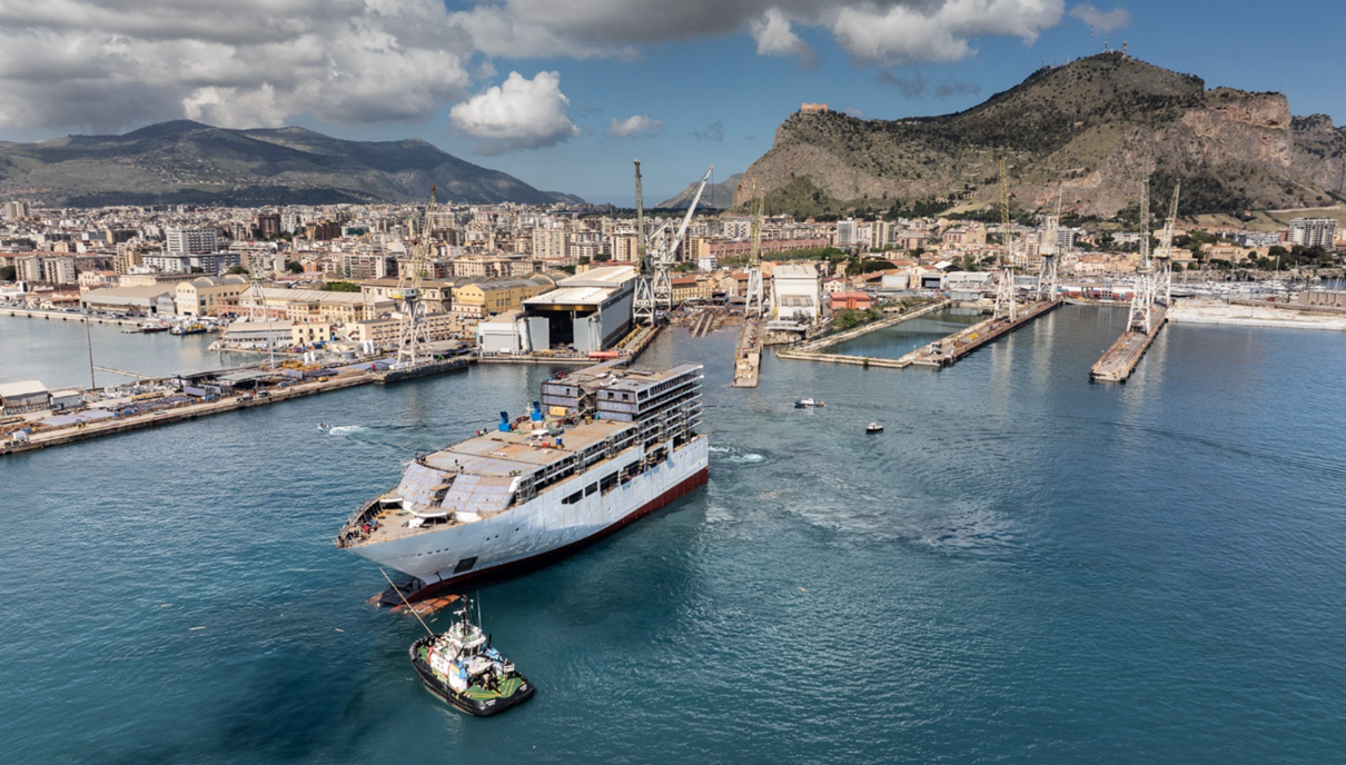 Explora Journeys : Explora IV franchit une nouvelle étape de construction - Photo : @Explora Journeys