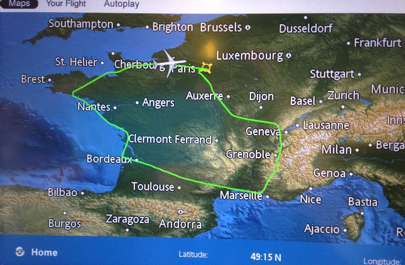 Le  tour de France se déroule dans le sens des aiguilles d’une montre - DR : C. Hardin Le  tour de France se déroule dans le sens des aiguilles d’une montre - DR : C. Hardin