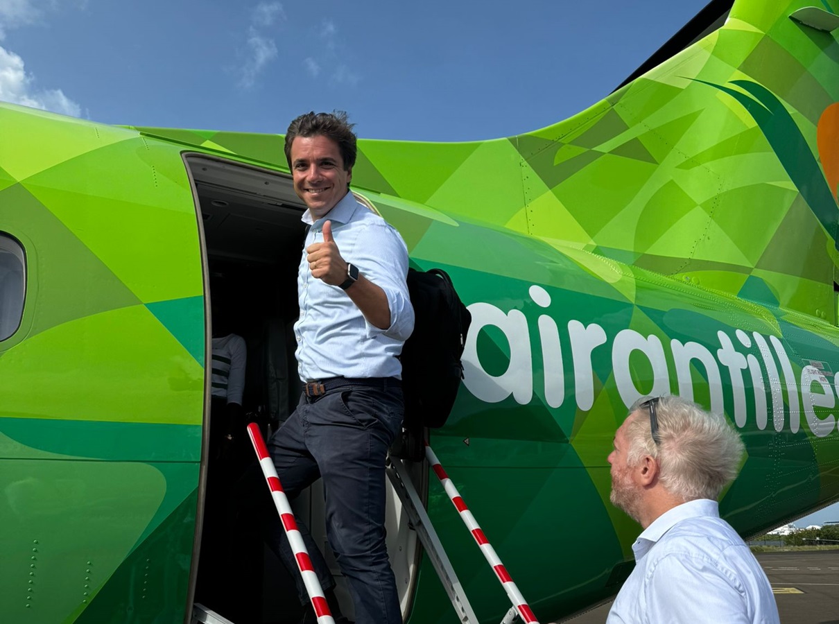 Un peu plus d'un an après le redémarrage d'Air Antilles, Jérome Arnaud quitte la compagnie - Crédit photo : Air Antilles