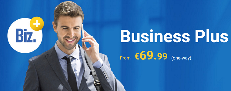 Le service Business Plus est disponible à la réservation sur le site Internet de Ryanair - Capture d'écran