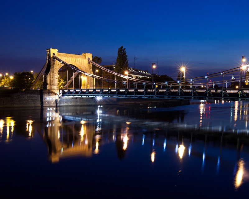 La cité est bâtie sur douze îles de l’Oder, reliées entre elles par 112 ponts. Grunwald Bridge - DR OT Polonais