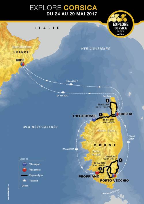 "Explore Corsica by le Tour de France" : le tour de Corse pour les fans de grande boucle