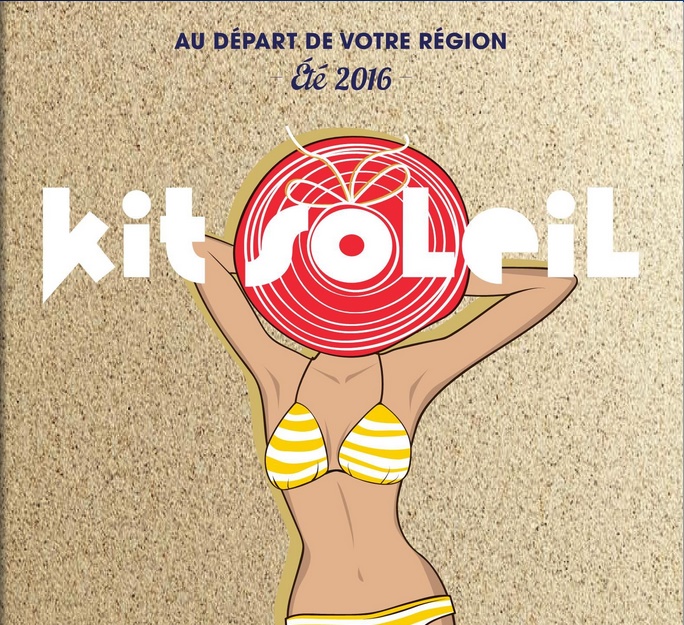 La couverture de la brochure Kit Soleil, publiée par Kit Voyages - Photo DR