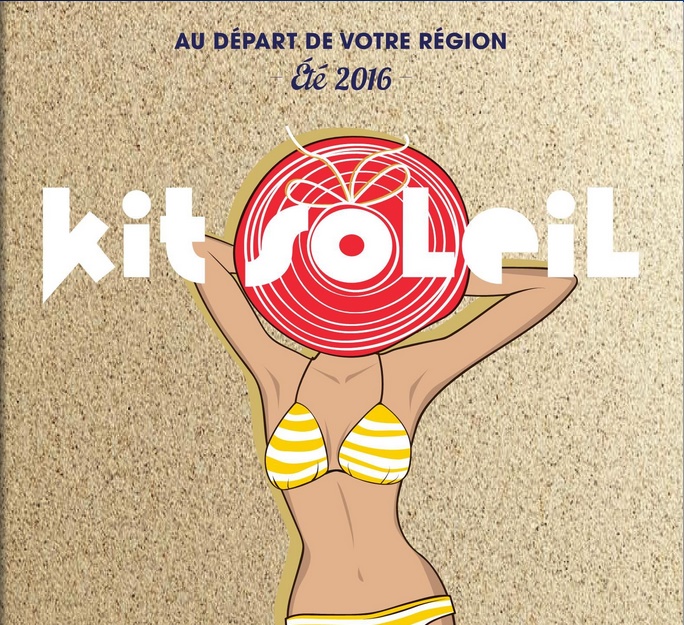 La couverture de la brochure Kit Soleil, publiée par Kit Voyages - Photo DR