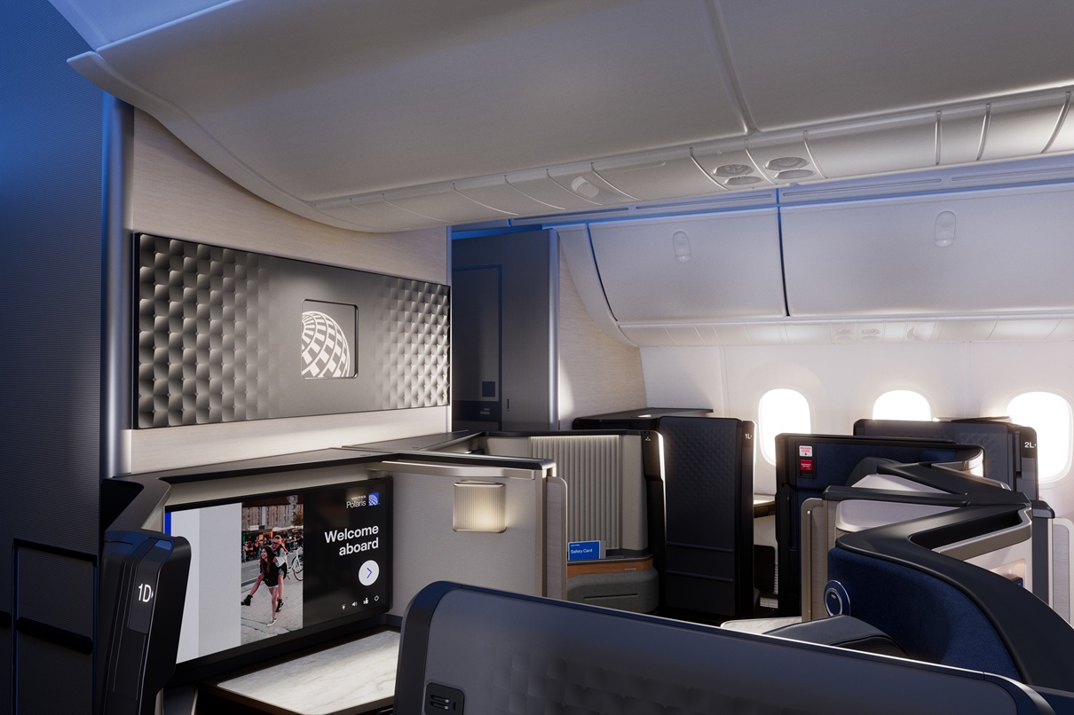 United dévoile ses nouvelles suites Polaris Studio - Photo : @United Airlines