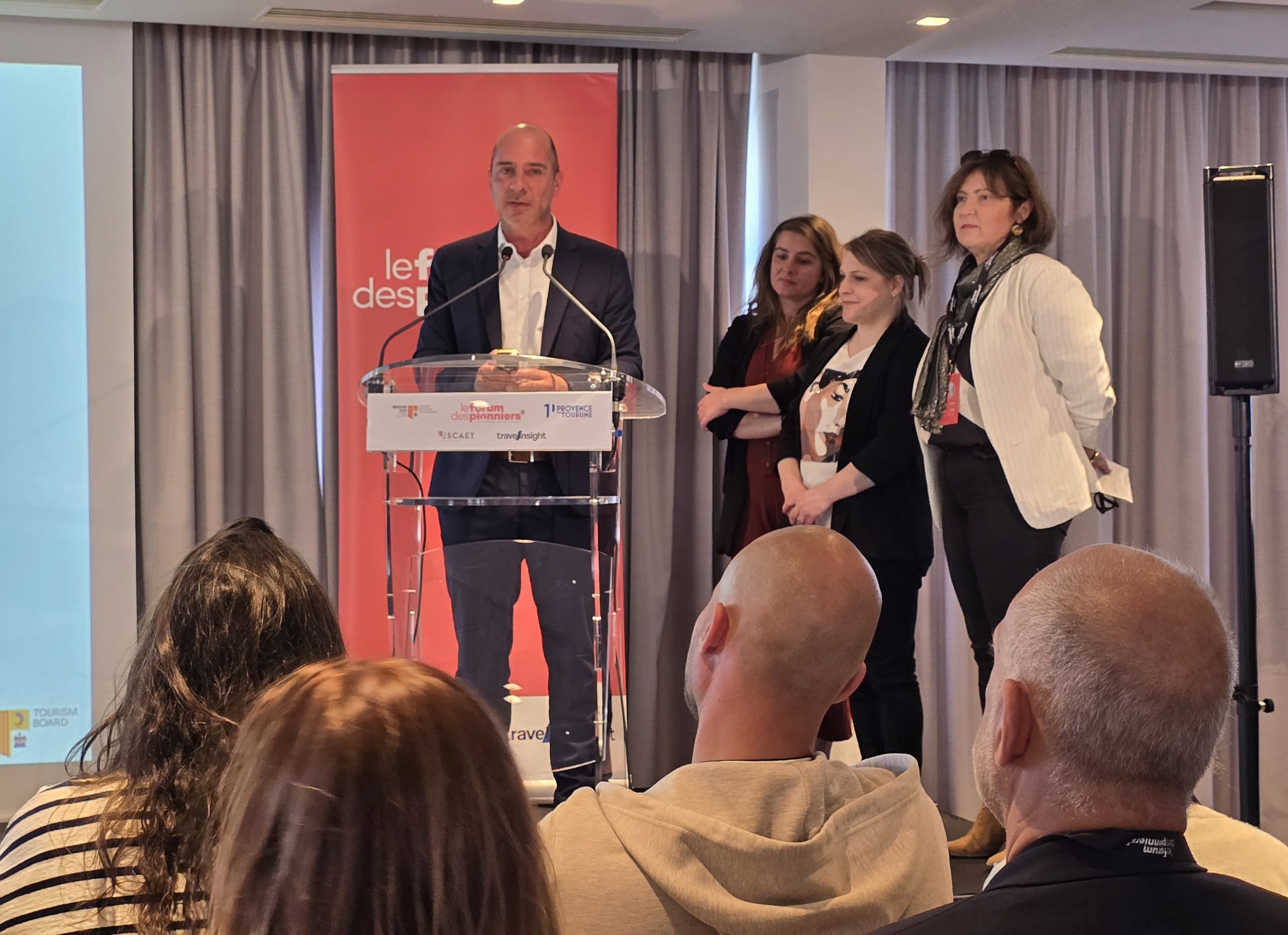 Loïc Chovelon, Directeur général du CRT PACA partenaire de l'évènement - Photo CE