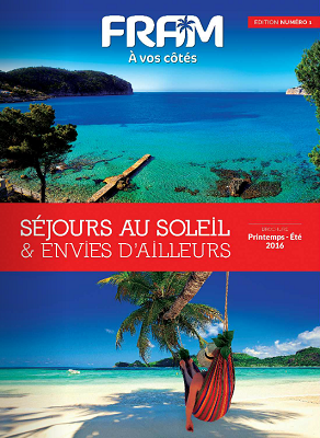 La couverture de la brochure printemps-été 2016 de FRAM - DR : FRAM