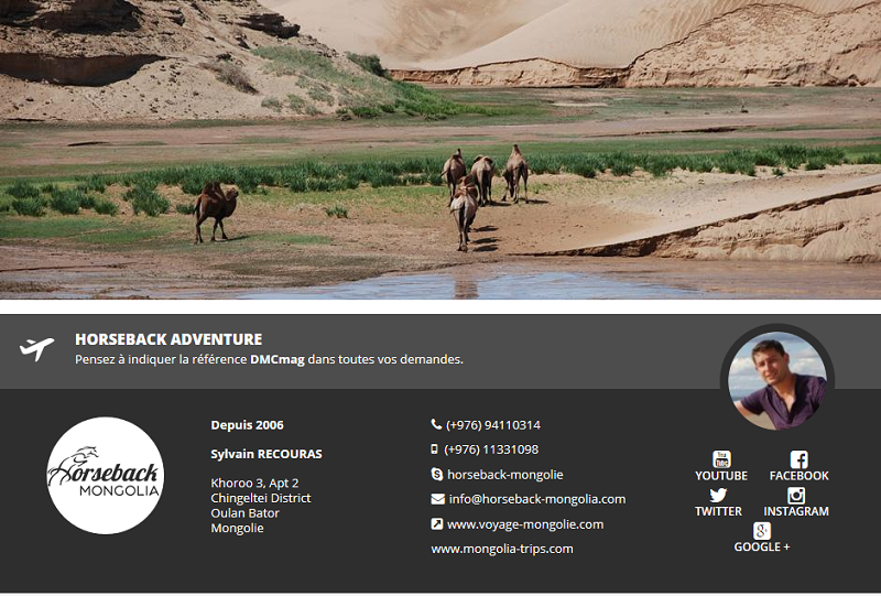 Mongolie : DMCMag.com accueille HorseBack Adventure