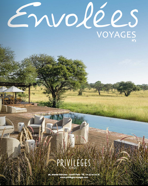 Le magazine Envolées Voyages édité par Privilèges Voyages - DR