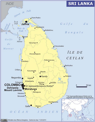 Le MAE met en garde les voyageurs français contre les risques d'escroquerie dans le Sud du Sri Lanka - DR : Conseils aux Voyageurs