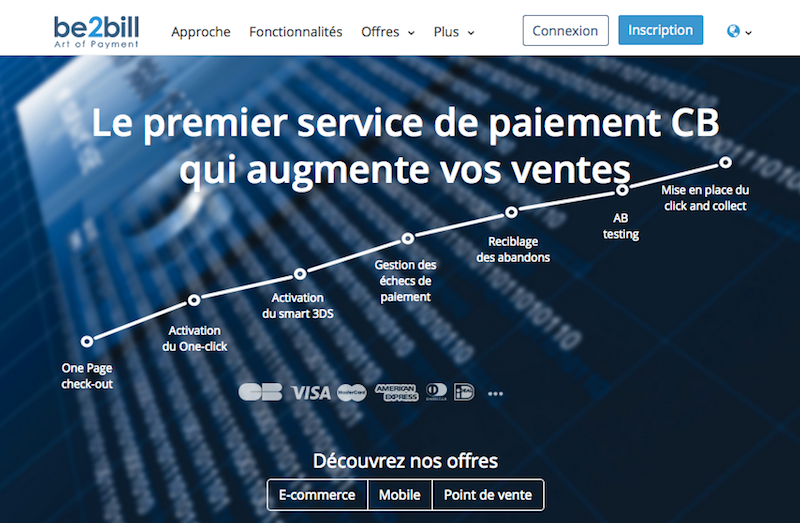 Une solution de paiement orientée conversion - (c) Capture Be2bill