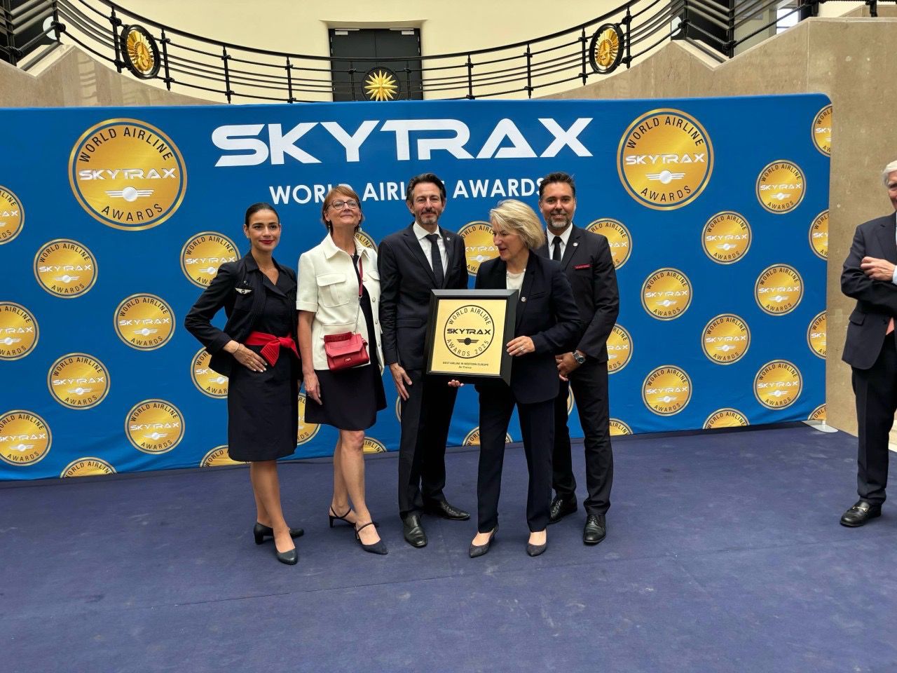 Air France a obtenue la troisième place en terme de meilleure compagnie aérienne de première classe au monde. Photo C. HARDIN