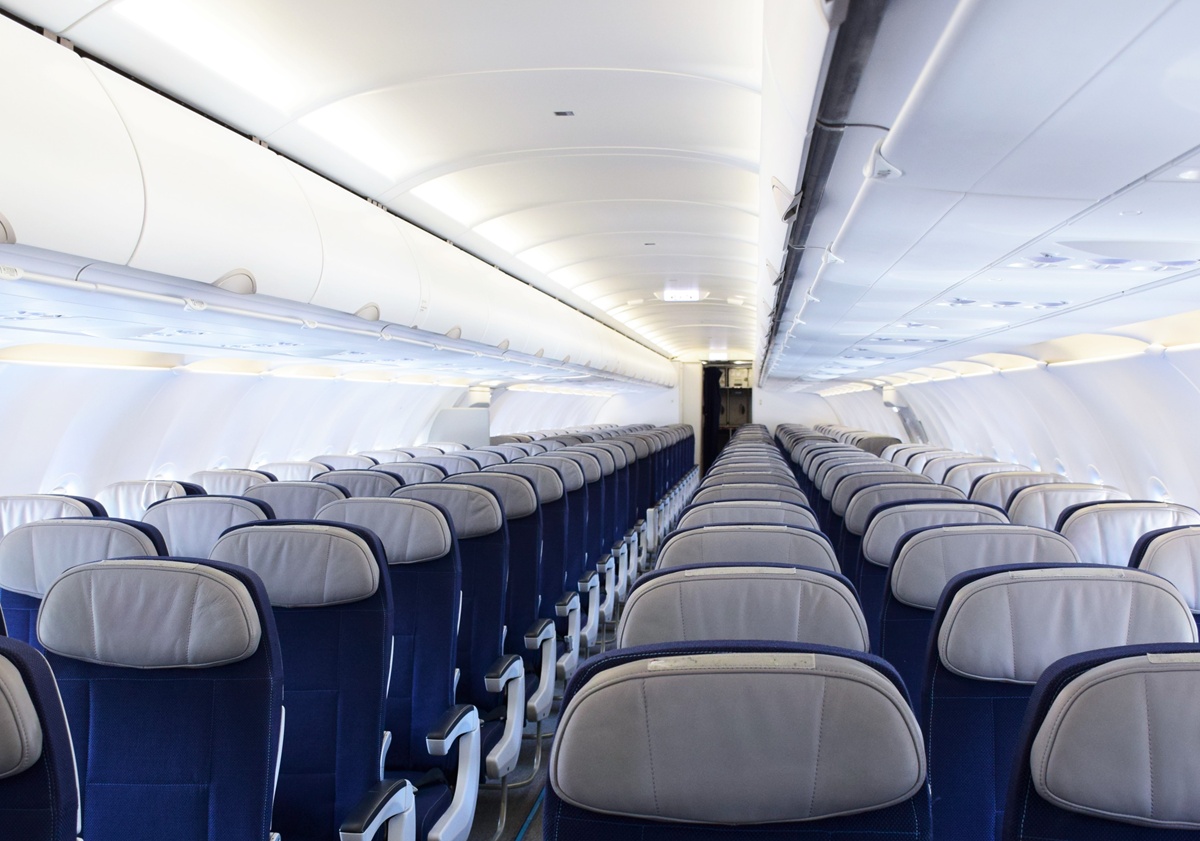 L'Airbus A320 neo est configuré en classe économique, avec une disposition classique en 3-3 - Photo : Azores Airlines