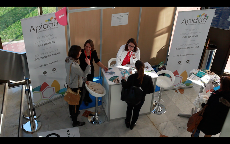Le réseau Apidae était présent sur un stand lors de #VEM7 (c) Johanna Gutkind