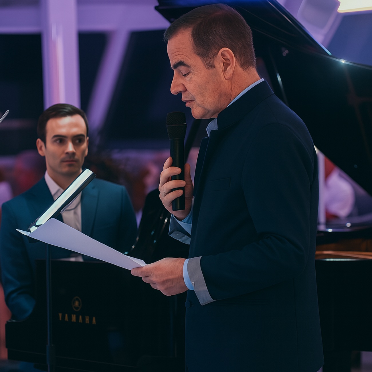C'est sur le Danube, à bord du Douce France (CroisiEurope) que Franck Ferrand a effectué sa dernière croisière à l'occasion d'une croisière musicale organisée par Voyages d'Exception. @LG