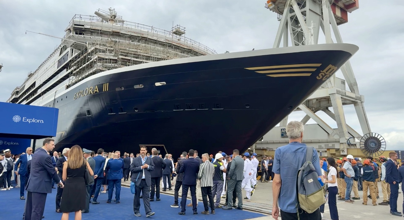 L'Explora III en construction au port de Fincantieri - @MF