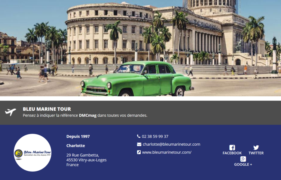 Bleu Marine Tour est désormais référencé sur DMCMag.com - Capture d'écran