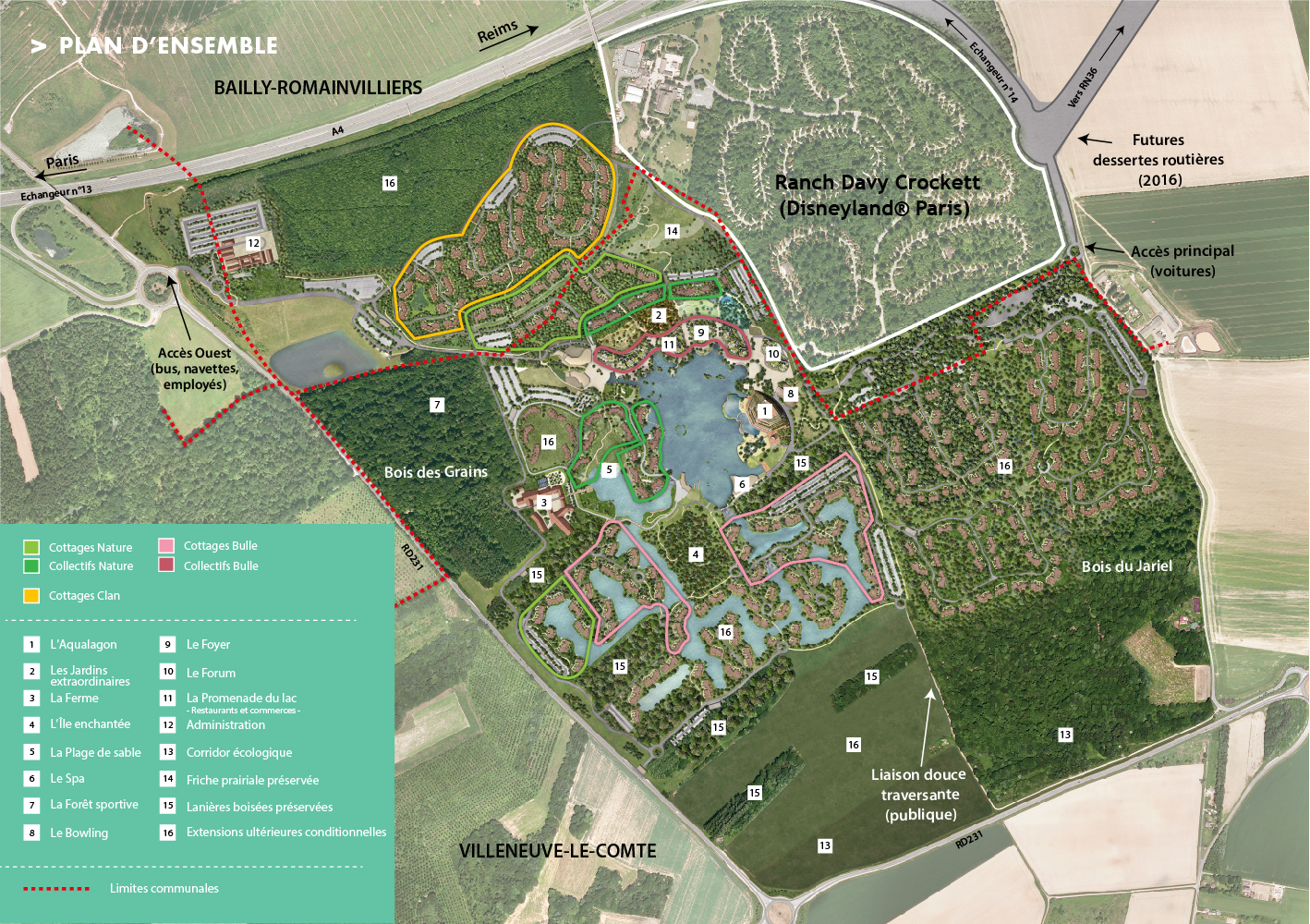 Plan de Villages Nature Paris