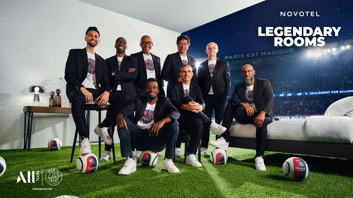 Le PSG s’invite dans 8 hôtels à travers le monde - Photo : @Novotel