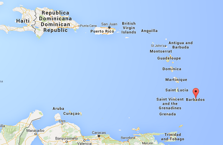 Le Quai d'Orsay recommande aux femmes enceintes de reporter leurs voyages à La Barbade - DR : Google Maps