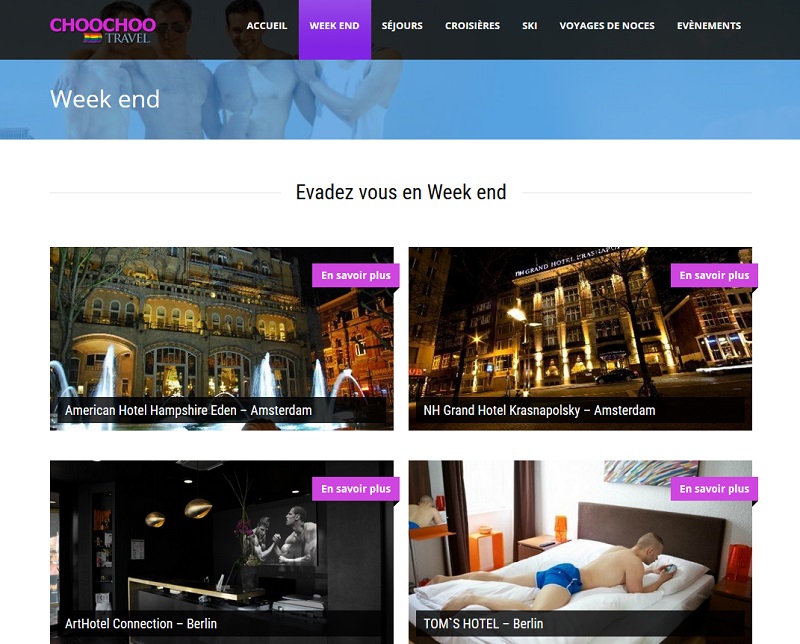 Le site Choochoo Travel sera officiellement lancé à l'occasion du Mahana à Lyon ce week-end - Capture écran