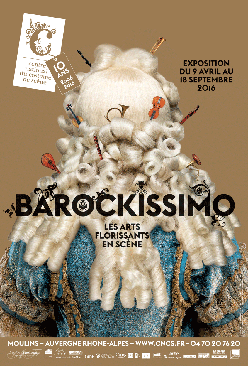 Poster of the Barockissimo exhibit at the CNCS (Photo:CNCS/Florent Giffard)
