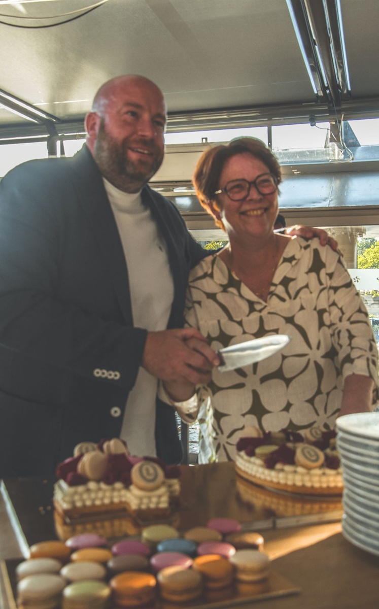 Rob Russell, CEO d'AC Group et Béatrice Graignic, directrice de French Travel Partners - Photo : Lola Russell