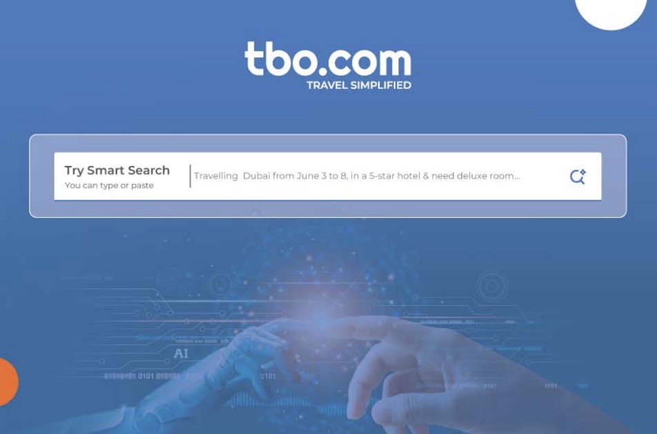 IA Smart Search permet aux agents de voyages de saisir des demandes détaillées pour leurs réservations hôtelières et d'obtenir des recommandations personnalisées - Photo : TBO.com