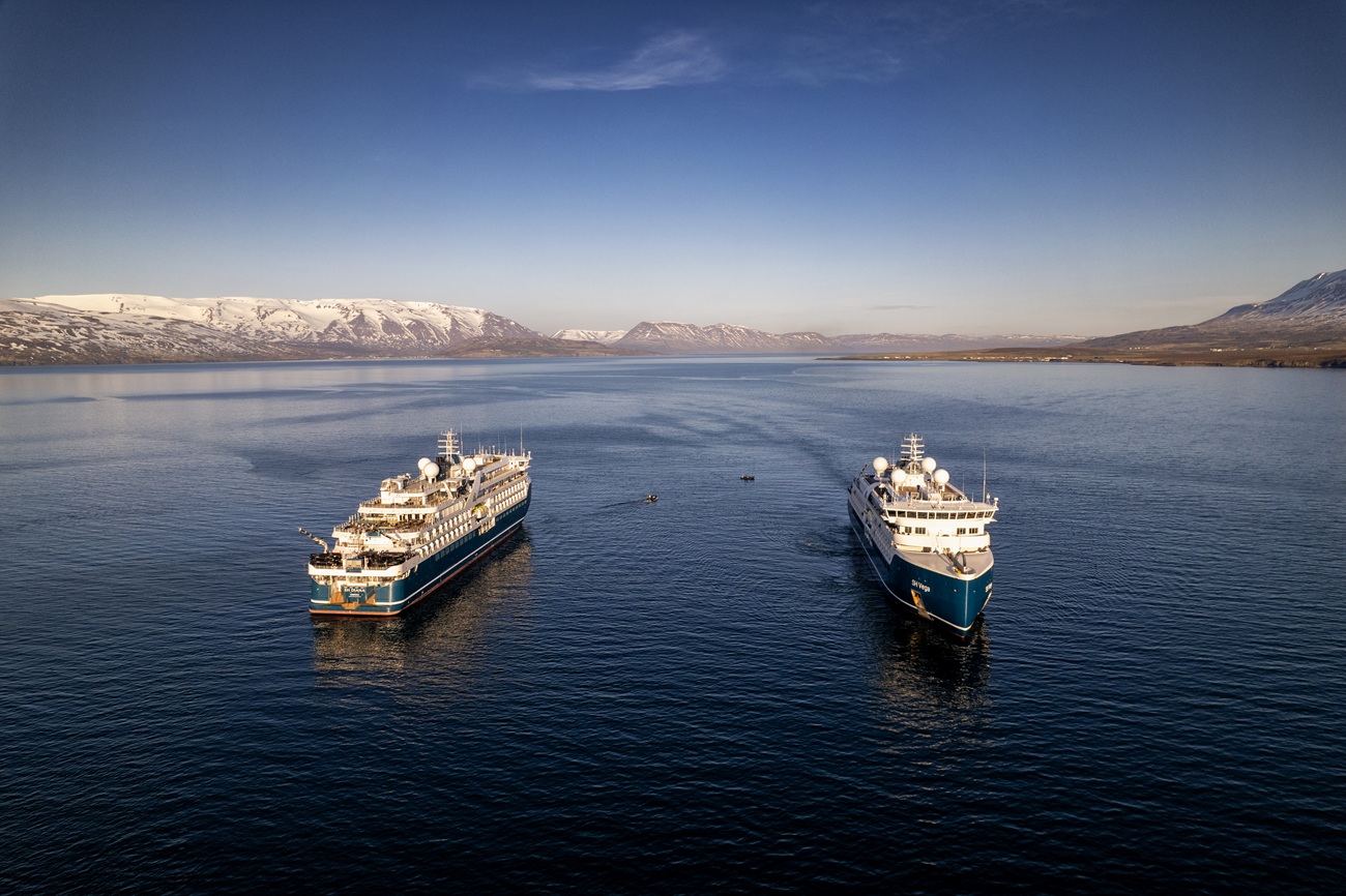 Le SH Diana et le SN Vega, deux des navires de Swan Hellenic que pourront découvrir les clients de Plein Cap Croisières - Photo : Swan Hellenic