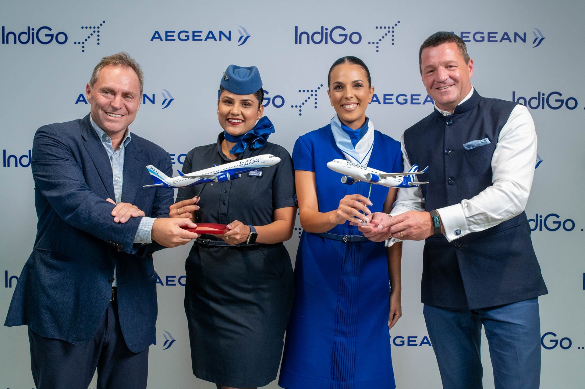 AEGEAN et IndiGo concluent un accord de partage de codes - Photo Aegean