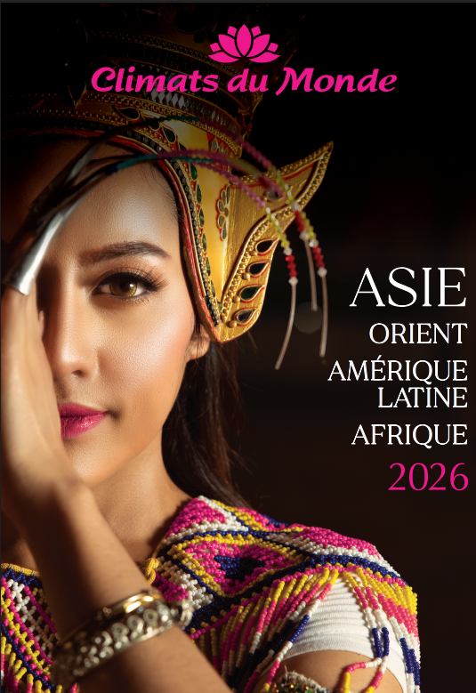 Climats du Monde présentera sa brochure 2026 à l'occasion de l'IFTM Top Resa du 23 au 25 septembre 2025 - Visuel : Climats du Monde