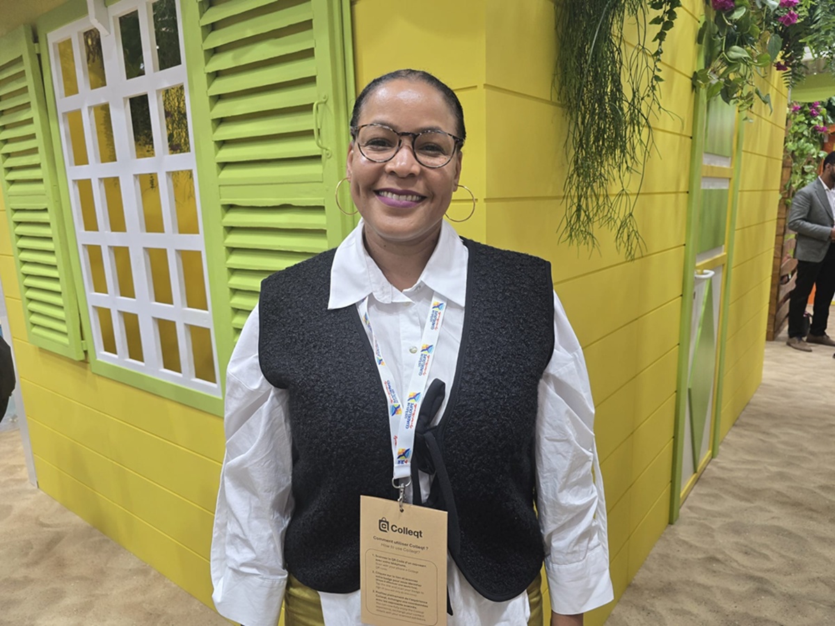 Maïté Marie-Antoinette, directrice du développement du Comité des îles de Guadeloupe sur l'IFTM - Photo CE