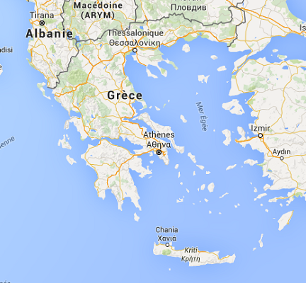 Les niveaux de réservation pour 2016 sont bons en Grèce - DR : Google Maps