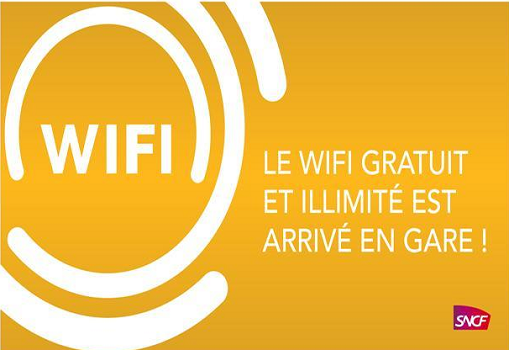 SNCf : WiFi gratuit et illimité dans plus de 120 gares en France