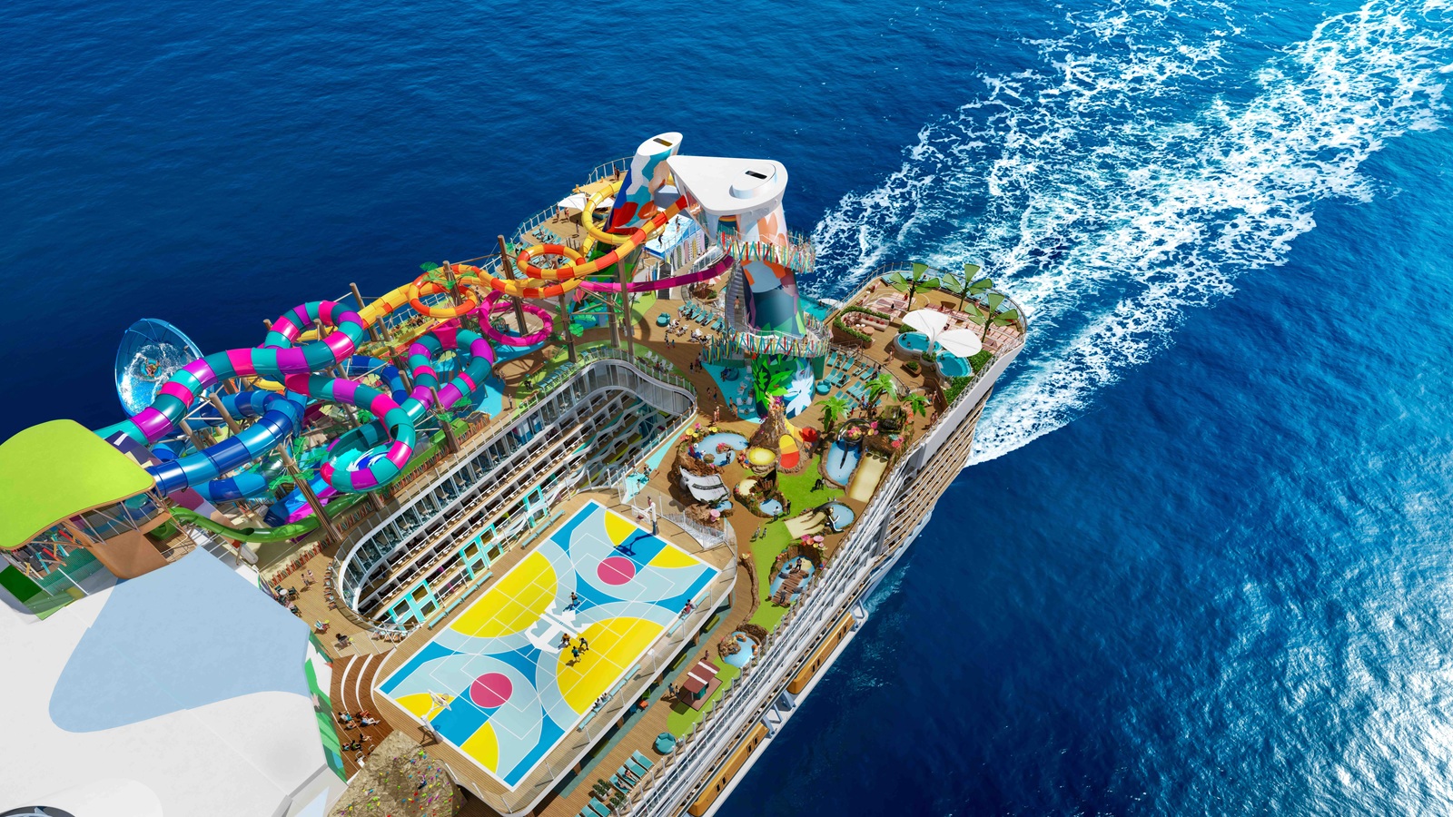 A bord du Legend of the Seas, les passagers auront le choix d'une piscine pour chaque envie, dont des piscines réservées aux adultes, telle que la piscine à débordement The Hideaway - Photo : RCCL