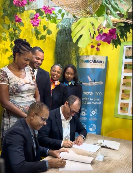 Une convention signé avec la Guadeloupe - Photo Air Caraïbes